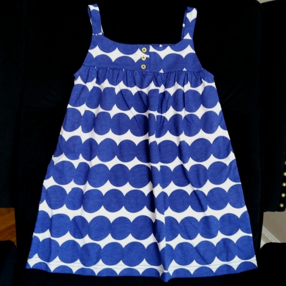 Mini Boden Other - 💥Nwot💥MINI BODEN Blue & White Circle Summer top/dress